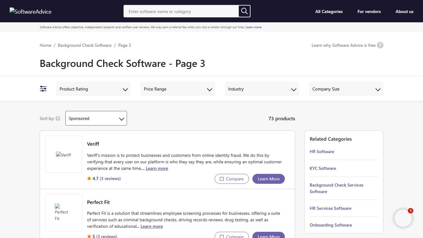 Page 3 - Best Background Check Software - 2026 Reviews, Pricing & Demos